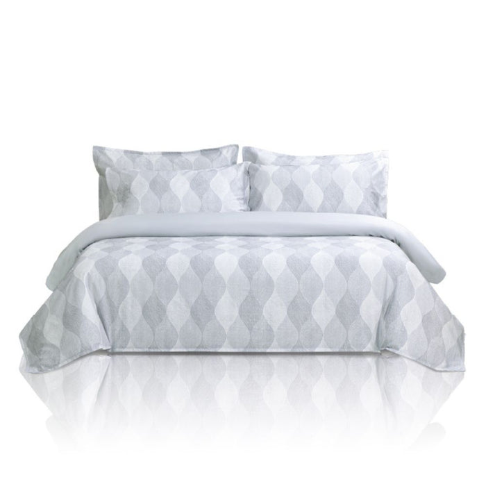 KYUSEI HOME 100% Long Staple Cotton Prints 1100TC Fitted Sheet Set - Seiryu | Isetan KL Online Store