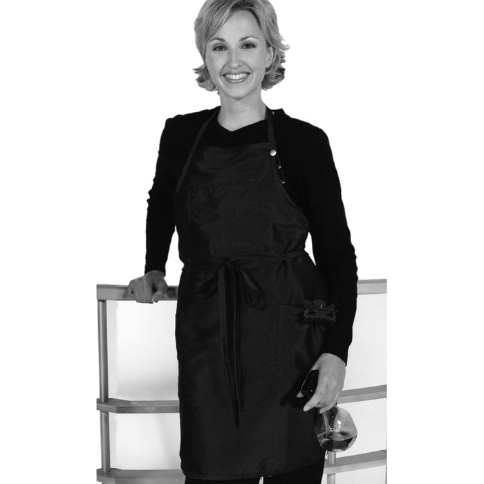 Cape Company 8816 Apron Peachskin Black Professional Salon Products