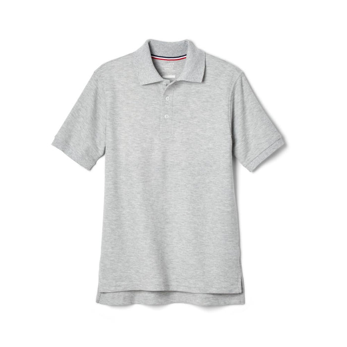 French Toast Mens Short Sleeve Pique Polo with Lenox Academy Logo