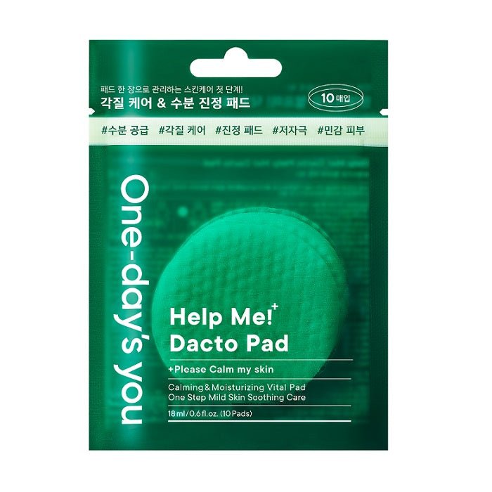 HELP ME DACTO PAD ZIPLOCK - 10 Paduri Pentru Hidratare Si Calmare - skinseen.ro