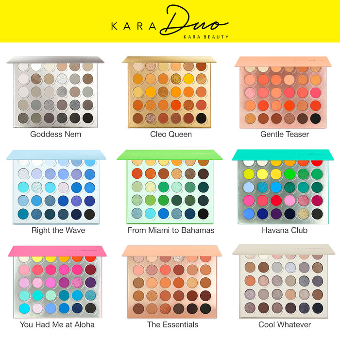 Kara Beauty Duo Right the Wave Shadow Palette 30 Colors