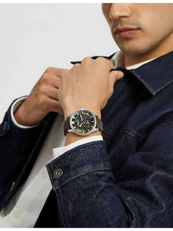 Kenneth Cole Round Green Dial Analog Watch - KCWGZ0089001MNW