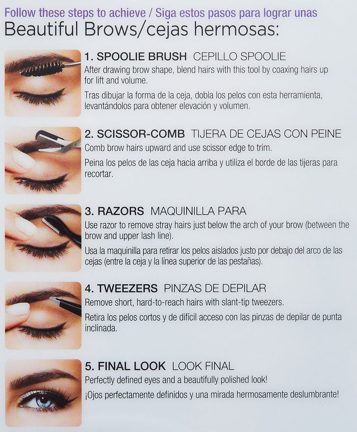 KISS Beautiful Tool Kit All in One for Shaping and Grooming Brows - ikatehouse
