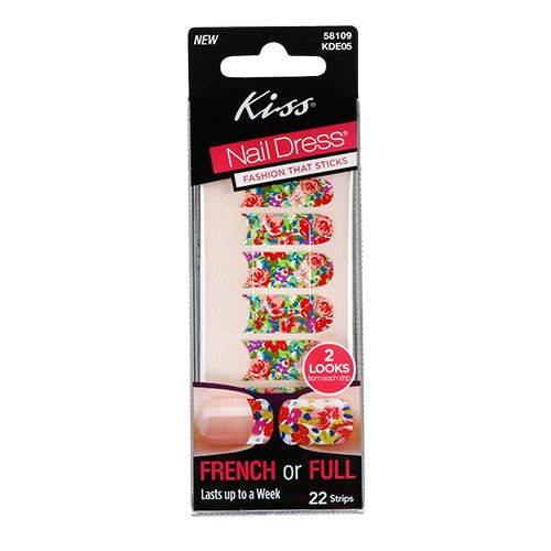 Kiss Nail Dress Fashion that Sticks French or Full 22 strips - ikatehouse