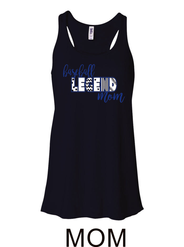 Legend Baseball Flowy Tanks- Matte- 3 designs