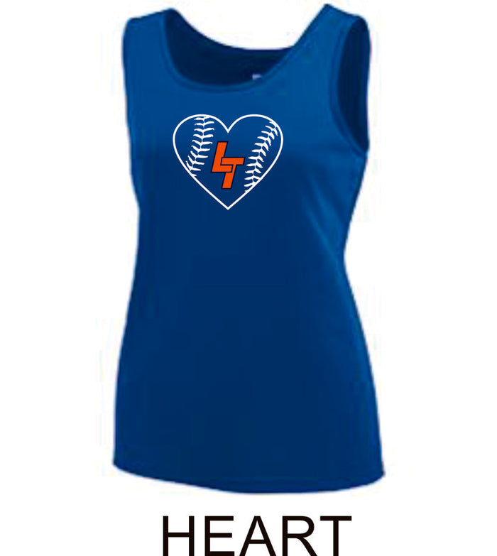 Legend Baseball Training Tank- Girls or Ladies- Matte or Glitter