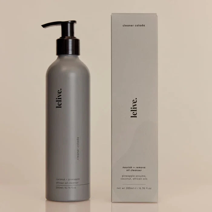 Lelive - cleaner colada | nourish + remove oil cleanser