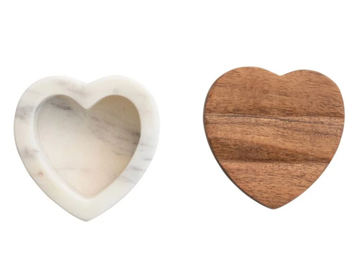 Marble Heart Shaped