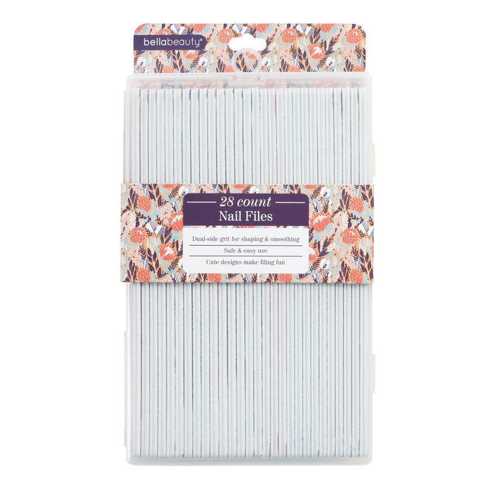 Nail Files Floral 28pcs - ikatehouse