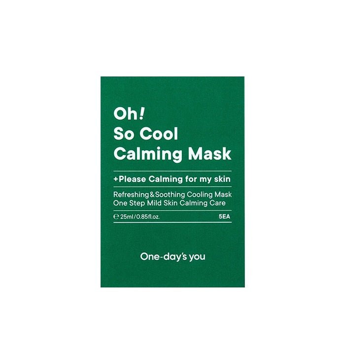 OH! SO COOL CALMING MASK - Set 5 Masti Pentru Calmare Si Efect De Racorire - skinseen.ro
