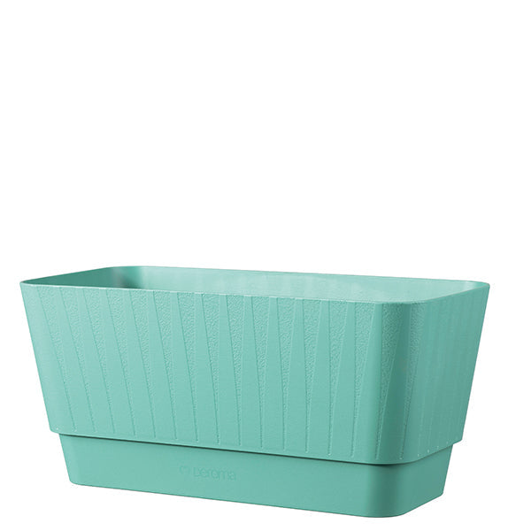 Plisse' window box 11.8"x5.9" Satin green