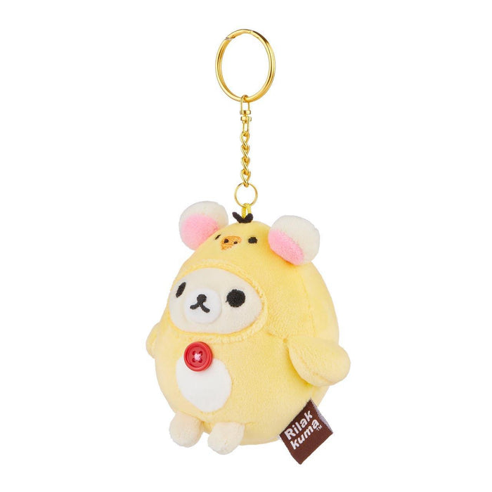 San-X Original Kiiroitori Kigurumi Series Mochi Keychain 3 in
