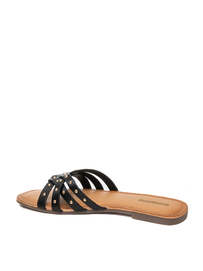 GIOSEPPO sandalo borchie nero 75165 HOPEDALE-NERO