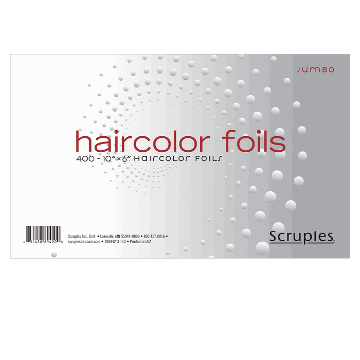 Scruples Haircolor Foils Jumbo Foil 10x6 Professional Salon Products