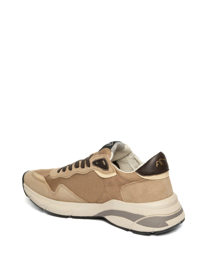 AMA BRAND DELUXE Sneaker moon camoscio beige MOON U 4451-BEIGE