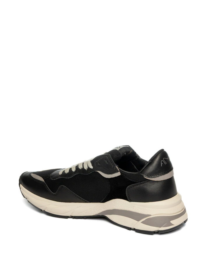 AMA BRAND DELUXE Sneaker moon camoscio nero MOON U 4450-NERO