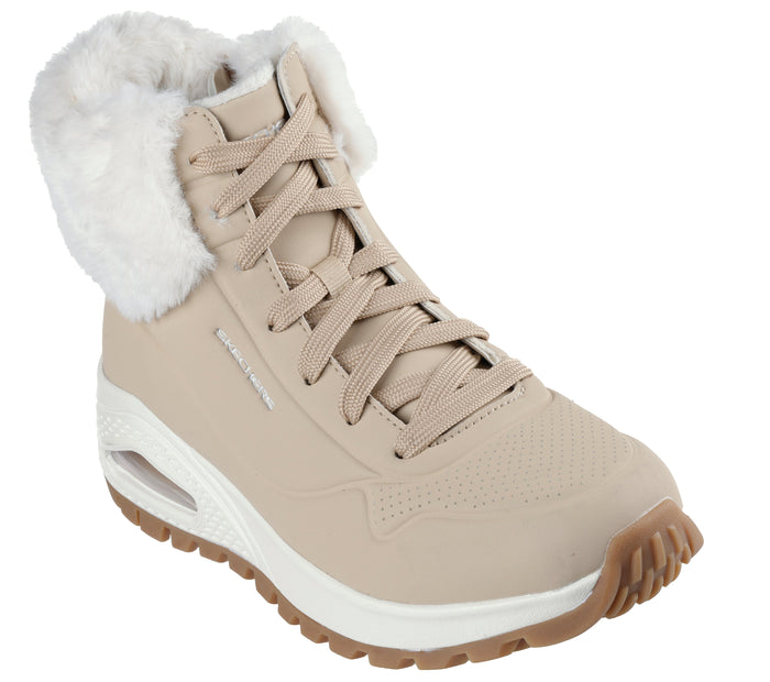 SKECHERS Sneaker uno rugged mid pelo sand 167274 UNO.RUGGED-SAND