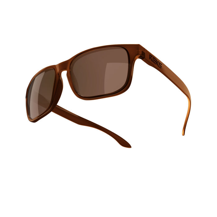 Single Vision / Solid Brown / None