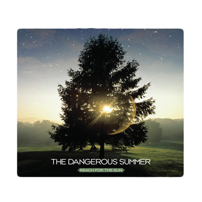 A large tree stands in a field at sunrise or sunset, sunlight streaming through its branches. Text at the bottom reads: The Dangerous Summer, highlighting the CD tracklisting for this iconic album.