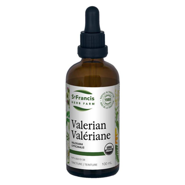 Dropper Bottle of St. Francis Herb Farm Valerian 100ml