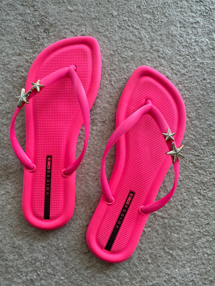 Voices Puff Ocean Flip Flops