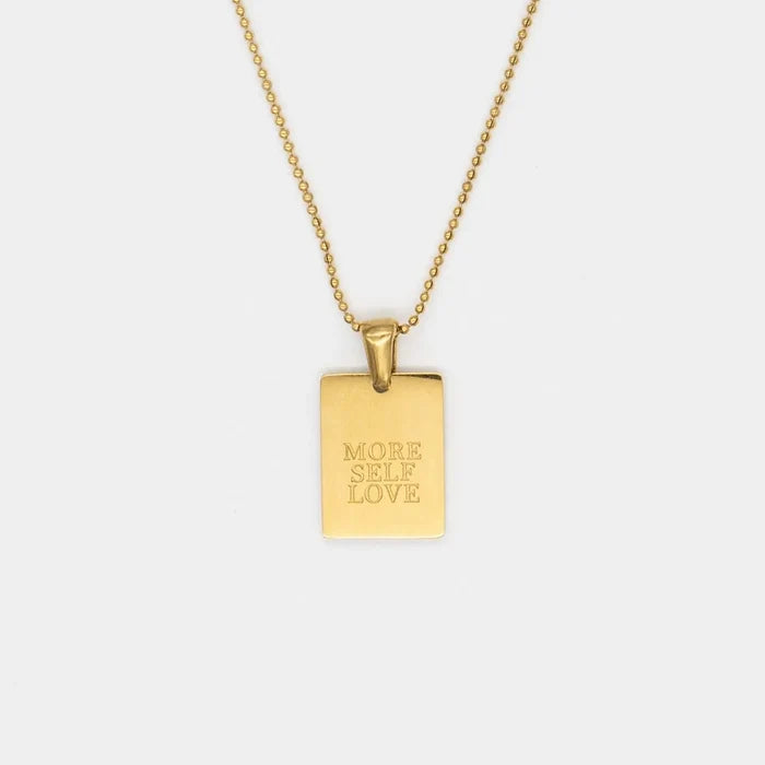 Waterproof More Self Love Necklace