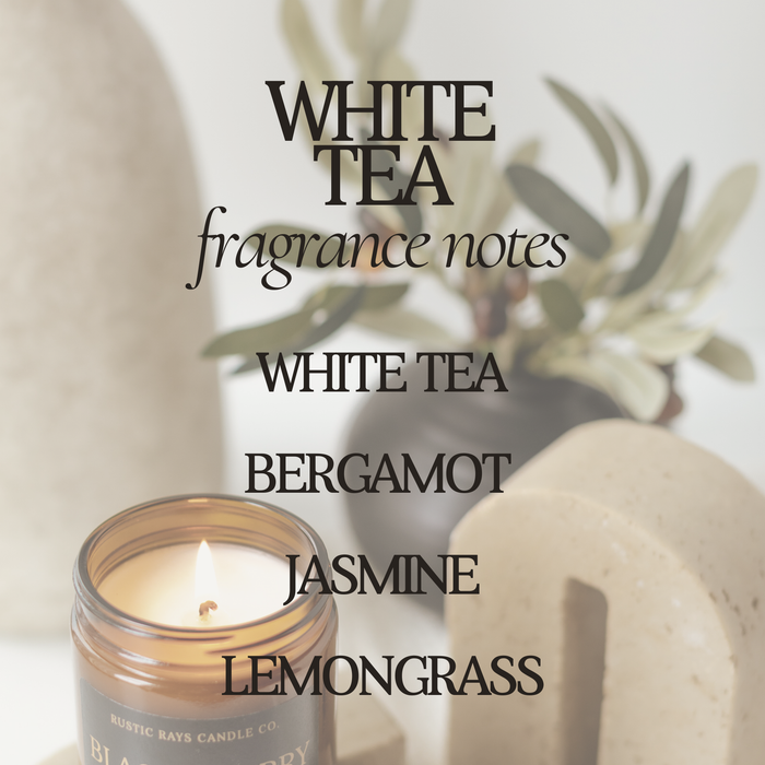 White Tea 9oz soy candle
