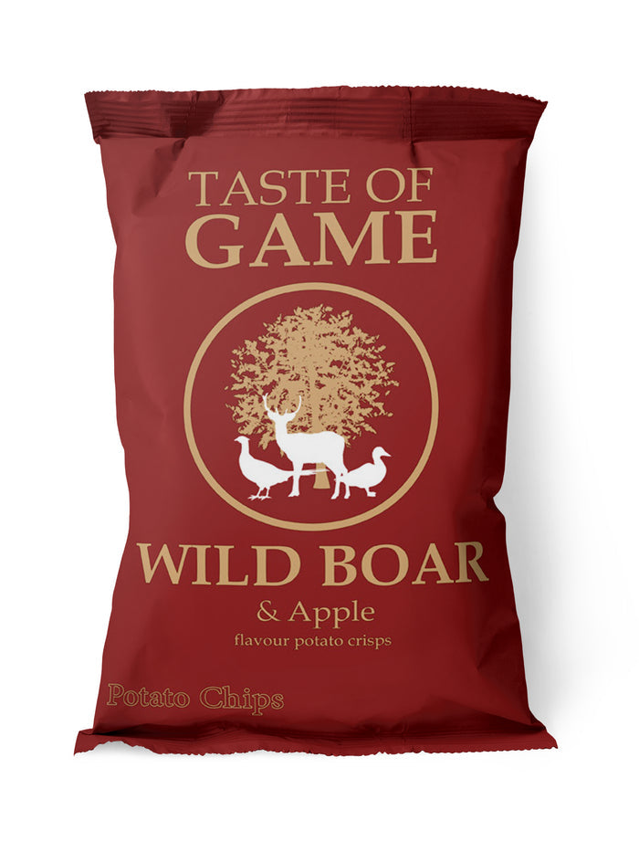 Wild Boar and Apple Crisps 150g (Case of 12)