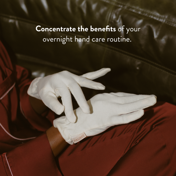 PAUME-100% Cotton Overnight Hydration Gloves-Body-Gloves1-The Detox Market |