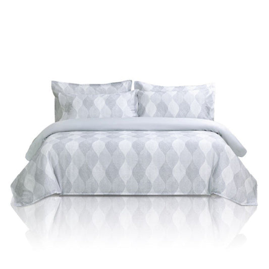 KYUSEI HOME 100% Long Staple Cotton Prints 1100TC Fitted Sheet Set - Seiryu | Isetan KL Online Store