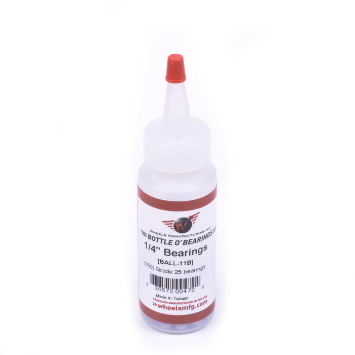 1/4" Grade 25 Ball Bearings - Bottle of 150