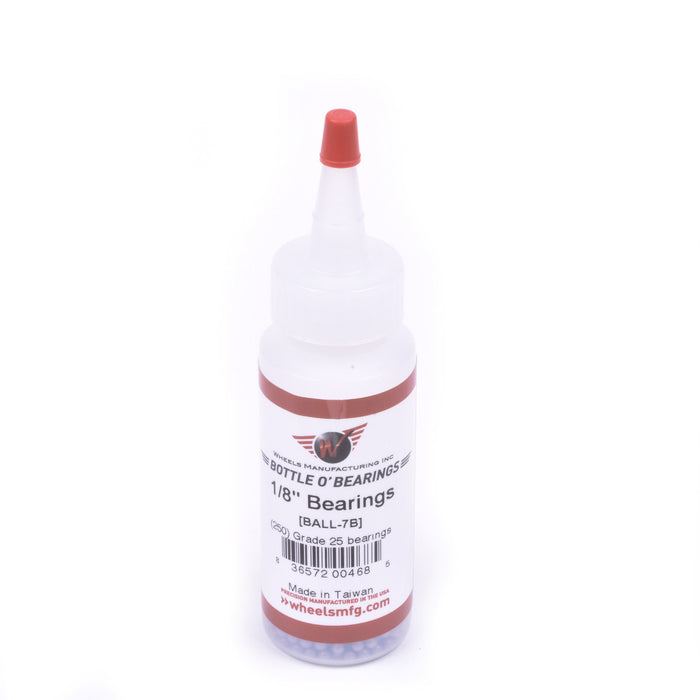 1/8" Grade 25 Ball Bearings - Bottle of 250