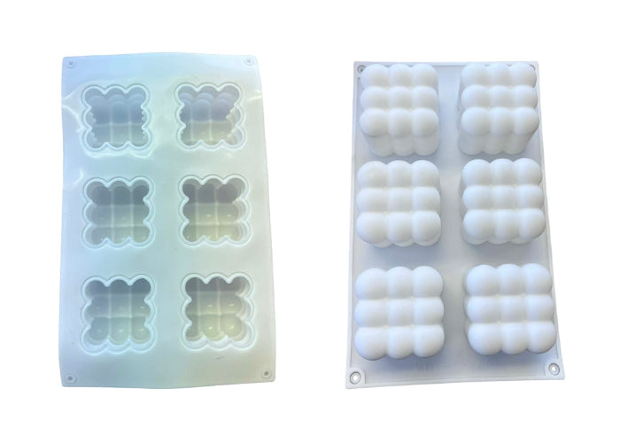3D Cube Mold - 6 Cavity