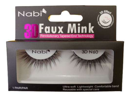 3D N60 - Nabi 3D Faux Mink Eyelash