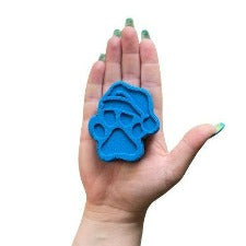 3D Printed Christmas Paw Bath Bomb Mold