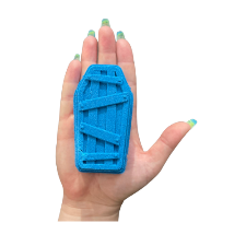 3D Printed Coffin Bath Bomb Mold