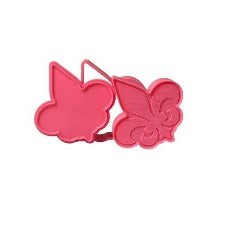 3D Printed Fleur-de-lis Bath Bomb Mold