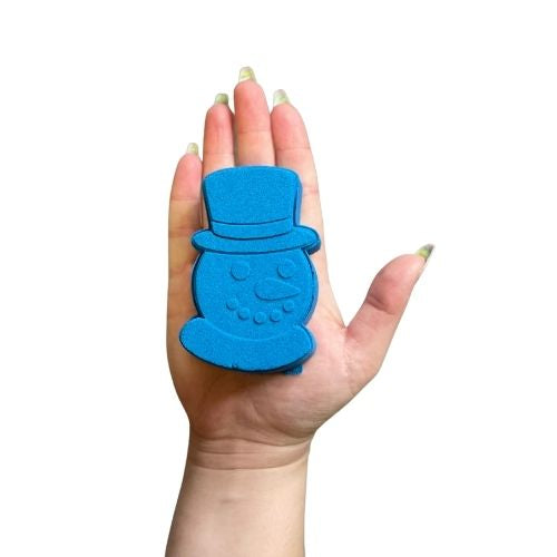 3D Printed Snowman Head Bath Bomb Mold
