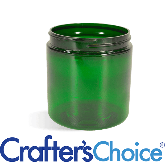 4 oz Green Basic Plastic Jar 58/400