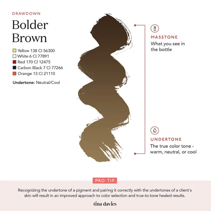 5 Bolder Brown - Tina Davies Pigments - I Love Ink