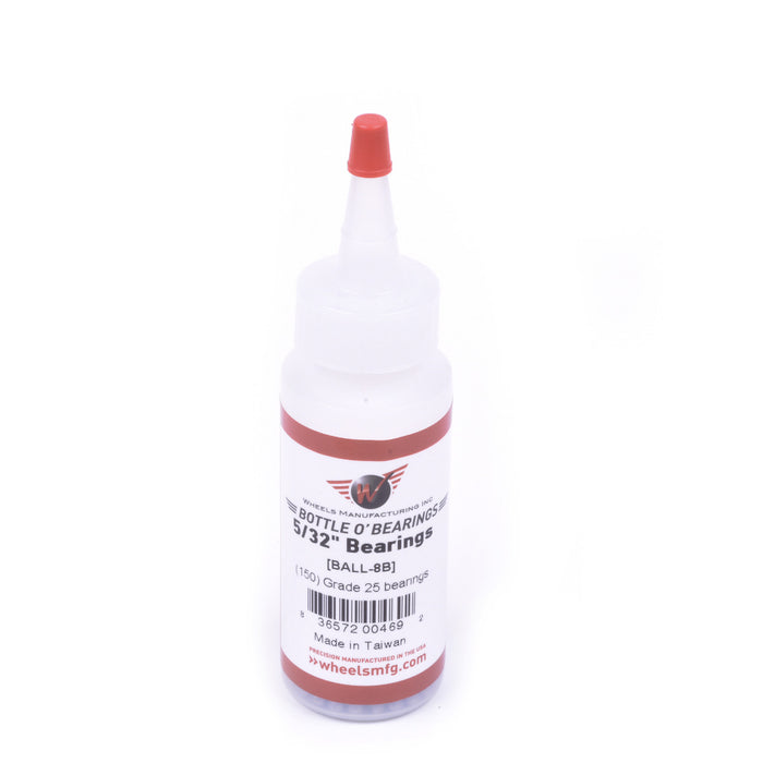5/32" Grade 25 Ball Bearings - Bottle of 150