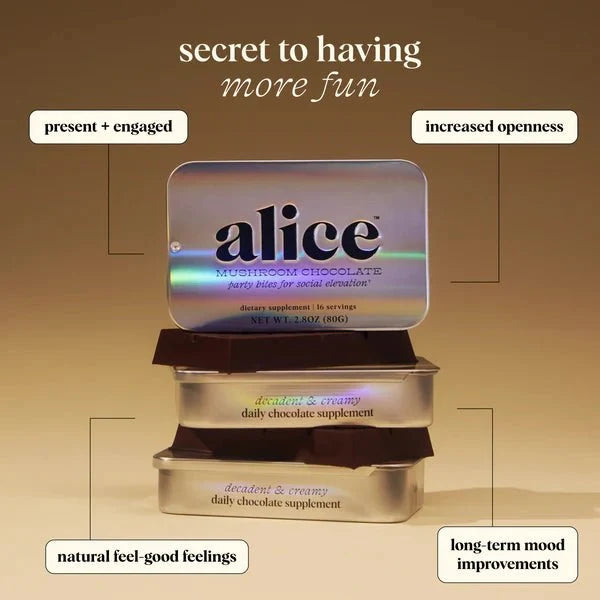 Alice Mushroom Chocolate - Party Trick - Aesthetics By Kell
