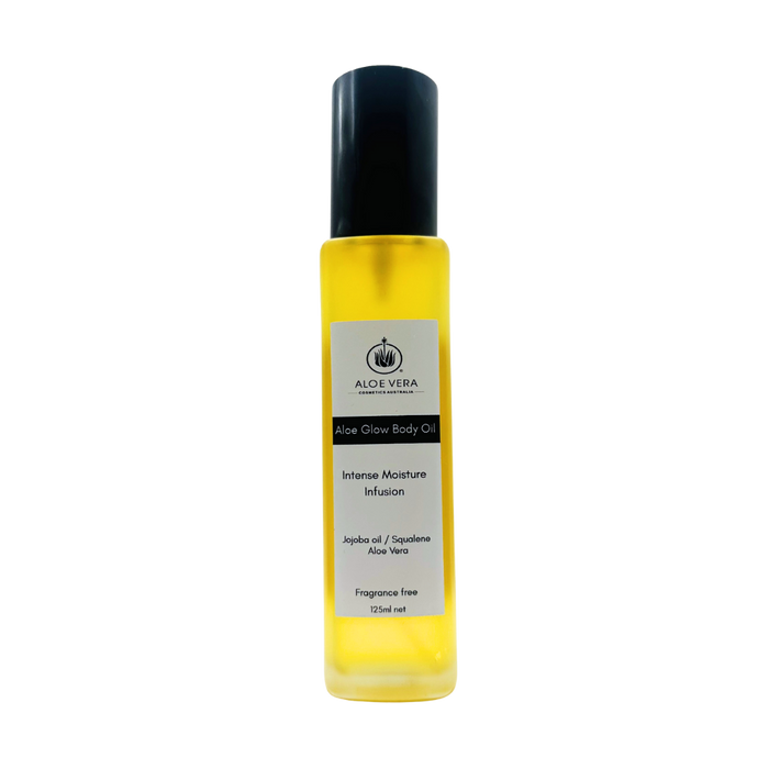 Aloe Glow Body Oil - Intense Hydration & Nourishing | Squalane & Jojoba Oil (Fragrance free)