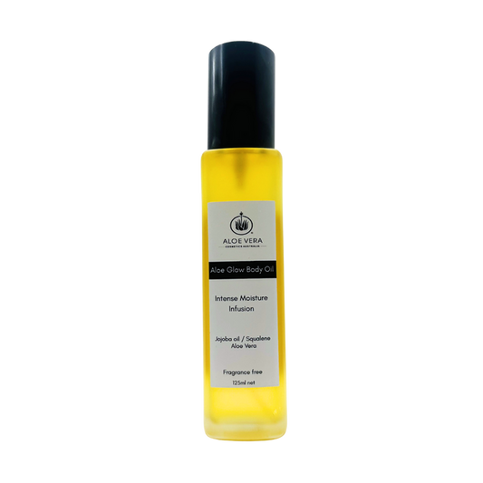 Aloe Glow Body Oil - Intense Hydration & Nourishing | Squalane & Jojoba Oil (Fragrance free)