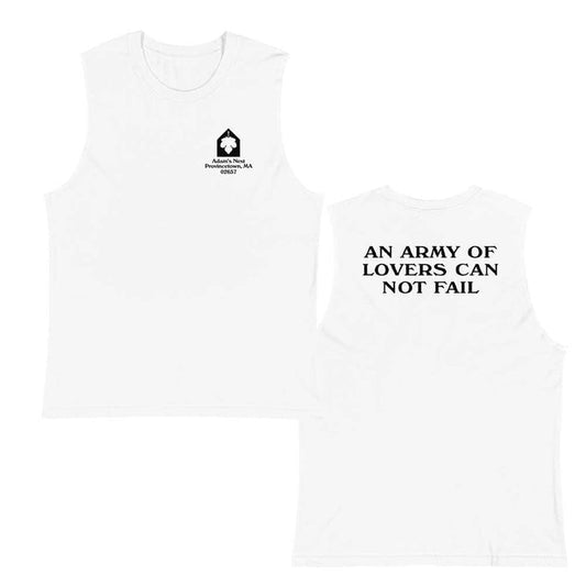 An Army of Lovers Can Not Fail Sleeveless T-shirt WHITE