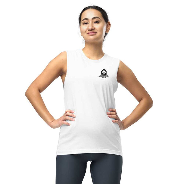 An Army of Lovers Can Not Fail Sleeveless T-shirt WHITE FRONT ON WOMAN