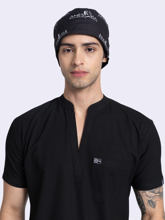 Anesthesia Black Unisex Cap 060