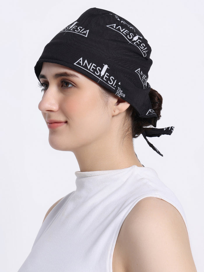 Anesthesia Black Unisex Cap 060