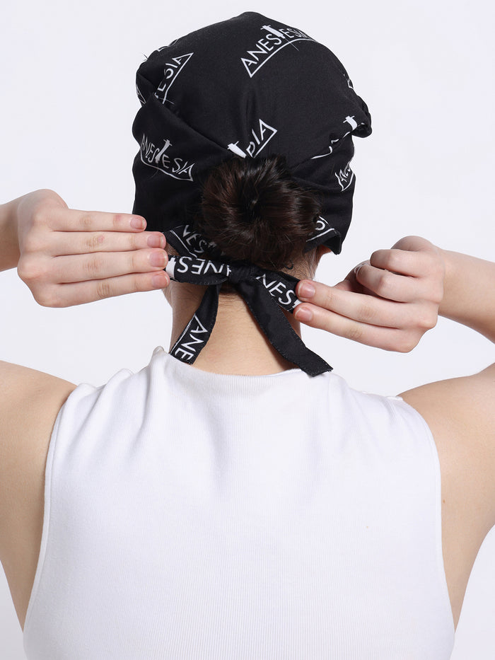 Anesthesia Black Unisex Cap 060