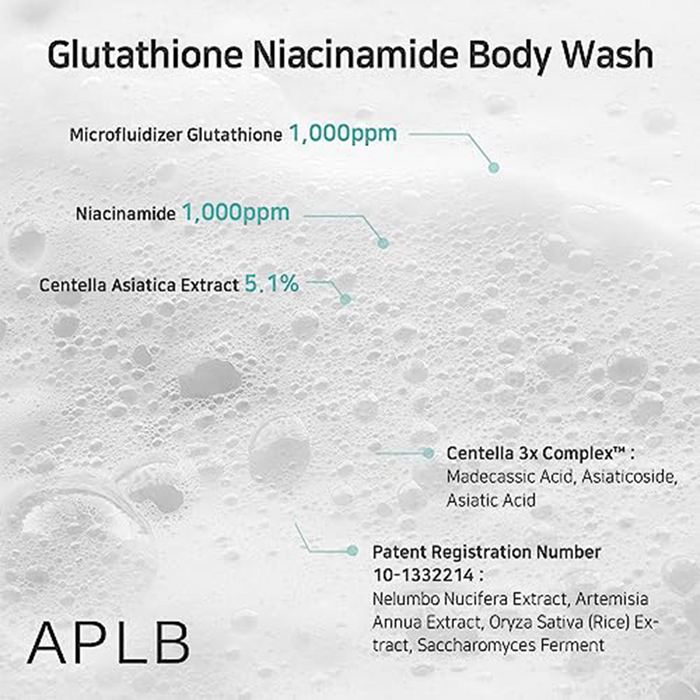 APLB Glutathione Niacinamide Body Wash 300ml
